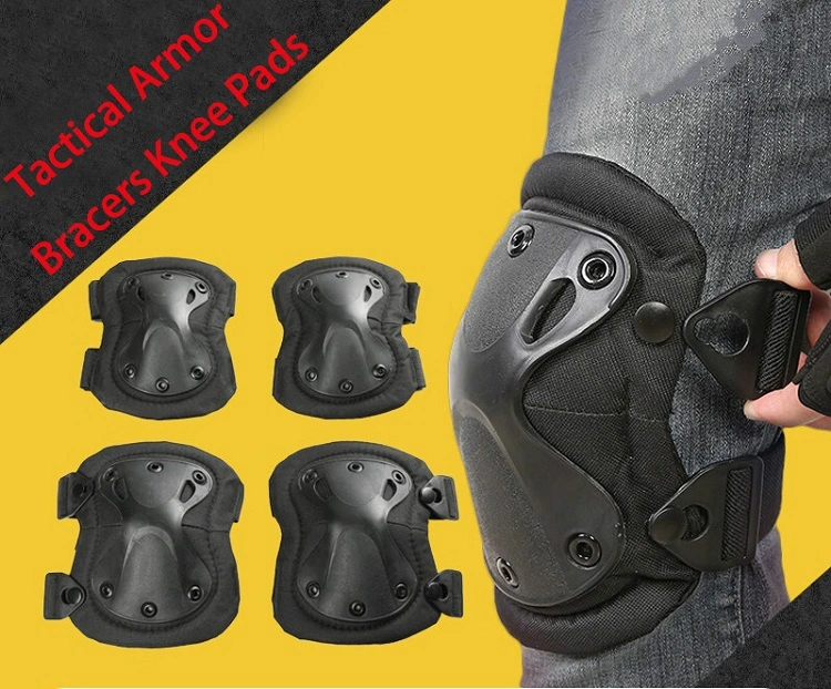 Military Style Combat Tactical Outdoor Sports Elbow and Knee Pads