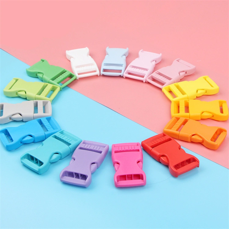 Fashion Colorful Plastic Adjustable Quick Breakaway Side Release Safety Plastic Buckle