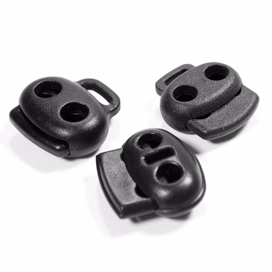 Fivela de ajuste de corda elástica, clipe de alternância redondo, fivelas para apertar mola, fim de corda, trava de plástico